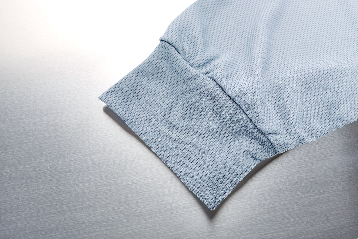 Stoffbündchen (aus dem Basismaterial des Shirts)