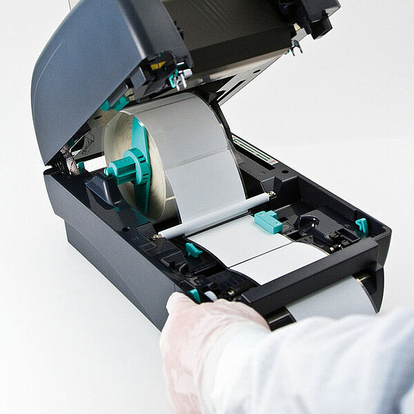 Cleanroom suitable thermal printer