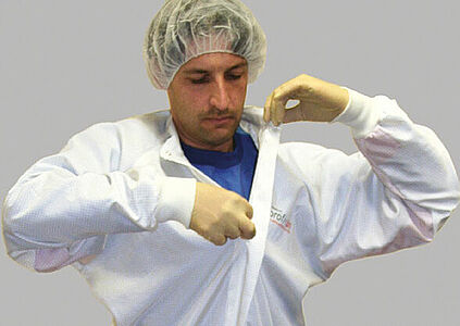 Trainingsoverall für Ankleideprozeduren