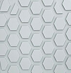 Semelle extérieure en plastique gris, antidérapante et conductrice, avec profil en nid d'abeille Semelle extérieure en plastique gris, antidérapante et conductrice, avec profil en nid d'abeille