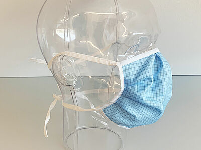 face mask to tie, 21 cm wide, Art.-No. 1745DAST1