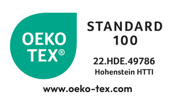 <p>Unsere Reinraumoberbekleidung und Zwischenbekleidung aus recyceltem Polyester ist OEKO-TEX<sup>®</sup> STANDARD 100 zertifiziert. Dies beinhaltet Standardausführungen für Overalls, Hauben, Kittel, Hosen sowie T-Shirts und Pullover.</p>