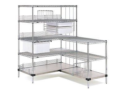 Super Adjustable™ Super Erecta® Drahtregalsystem mit Erweiterung